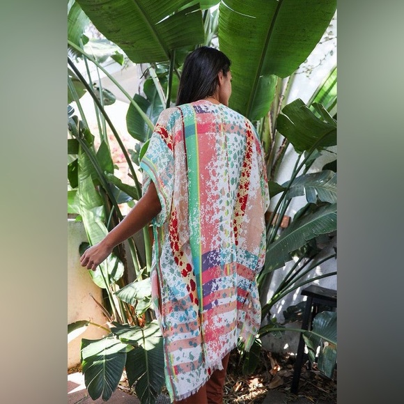 Colorful Splatter Kimono - Picture 3 of 5